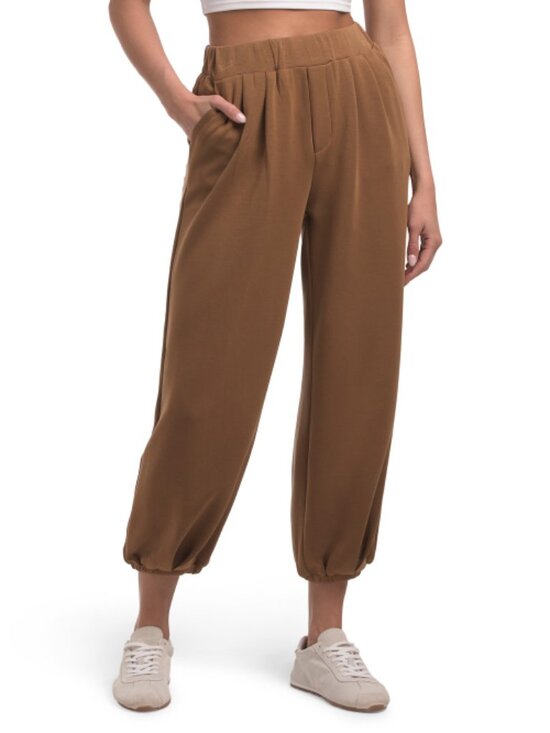 NEW DEMOCRACY Petite Ab Pull On Joggers IN Nutmeg for women 1125 3t2 - Picture 3 of 3